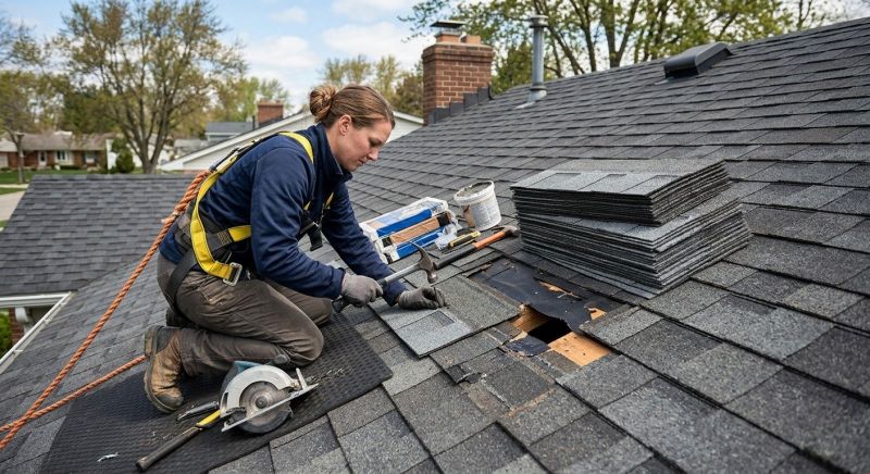 A Frame Roof Repair in Schuylkill County, PA