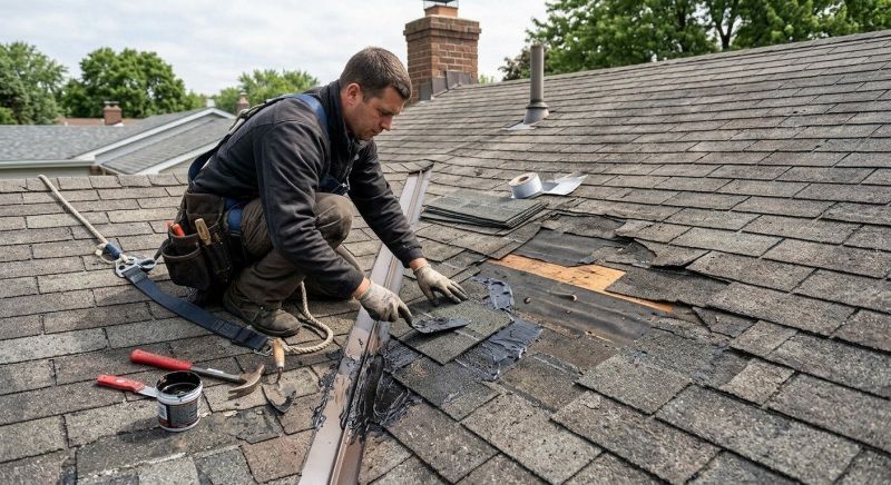 Asphalt Roof Leak Repair in New Ringgold, PA