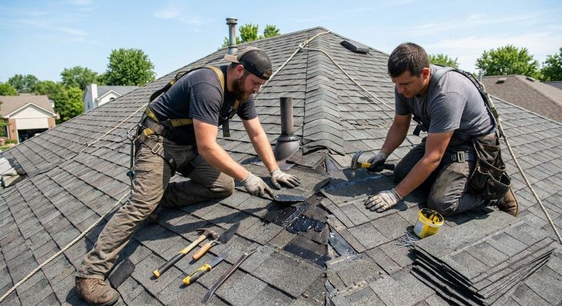 Asphalt Roof Repair in Hamburg, PA