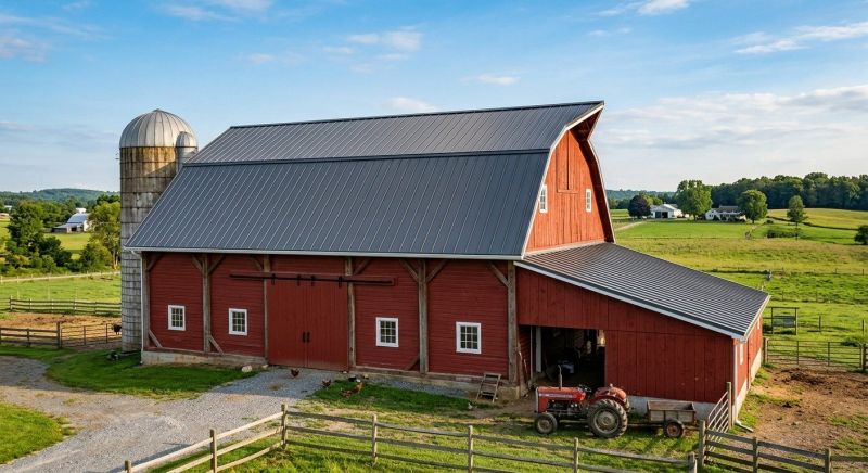 Barn Roof Replacement in Schuylkill County, PA