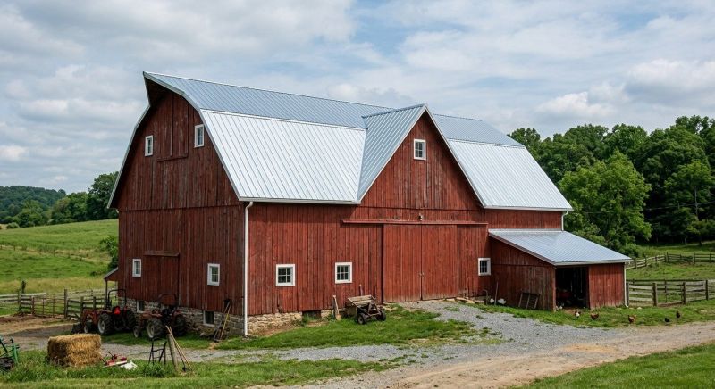 Barn Roof Replacement in Minersville, PA