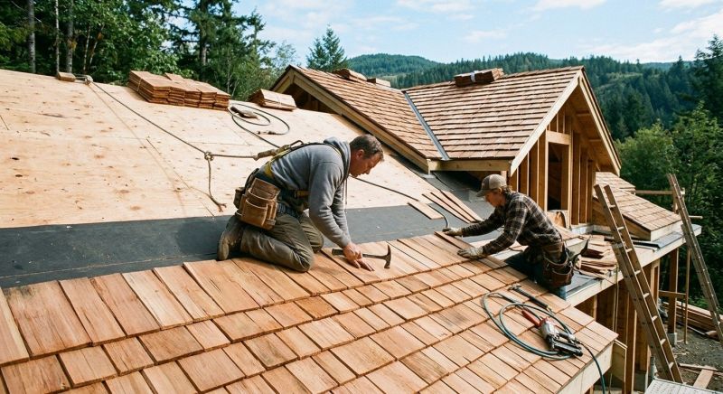 Cedar Roof Installation in Fleetwood, PA