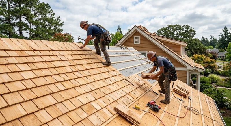 Cedar Roof Installation in Mount Carmel, PA