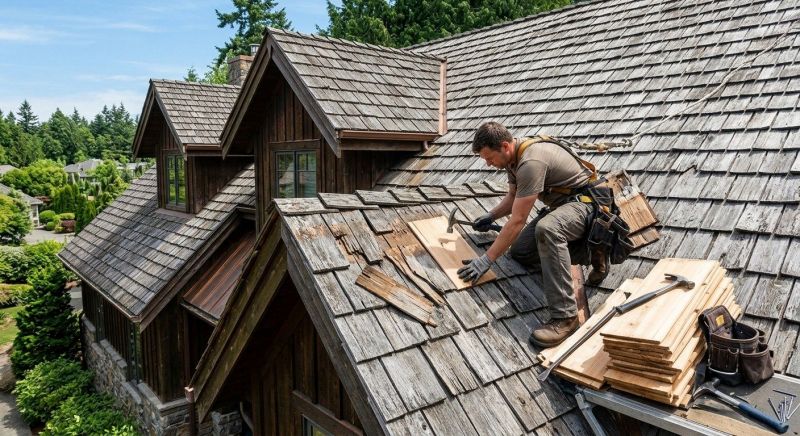 Cedar Shake Roof Repair in Mifflinville, PA