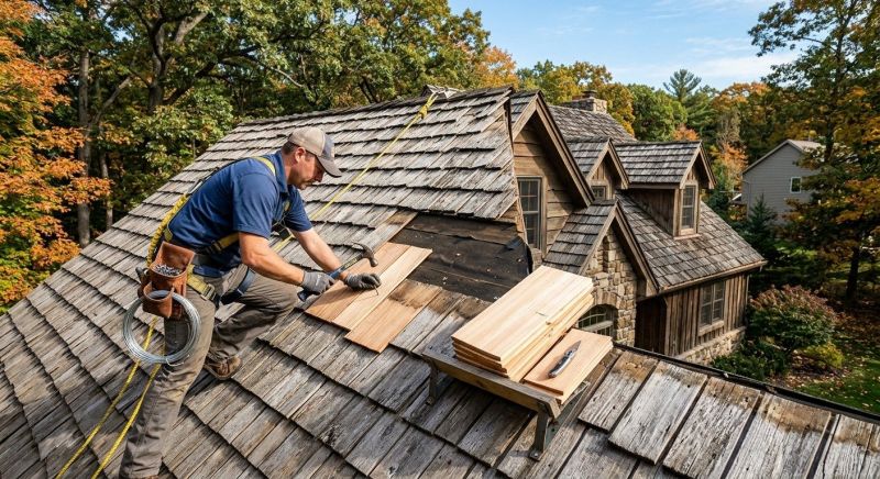 Cedar Shingles Repair in Sacramento, PA