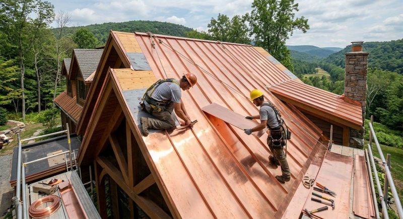 Copper Roof Installation in Schuylkill County, PA