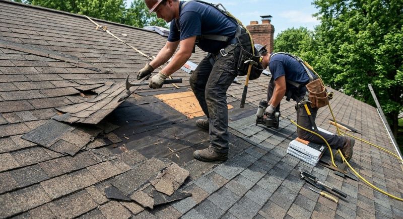 Damaged Roof Repair in Mifflinville, PA