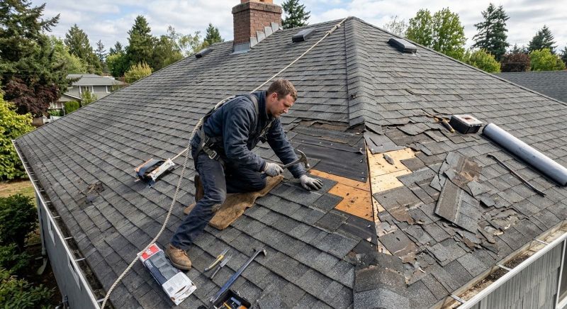 Damaged Roof Repair in Pine Grove, PA