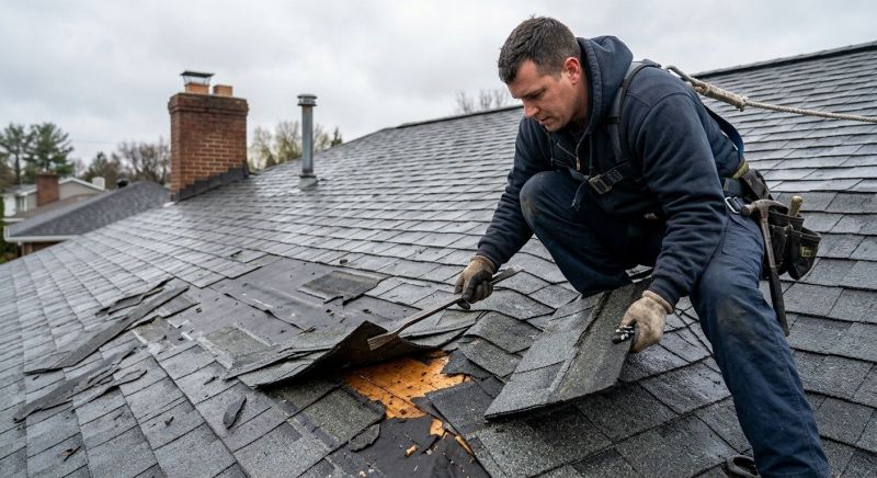 Damaged Roof Replacement in Fleetwood, PA