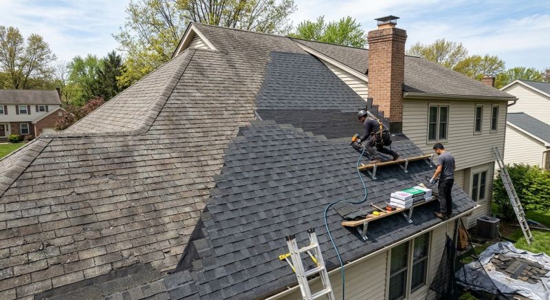 Damaged Roof Replacement in Sacramento, PA