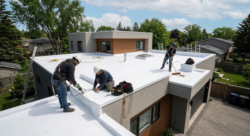 Flat Roof Installation in Sheppton, PA