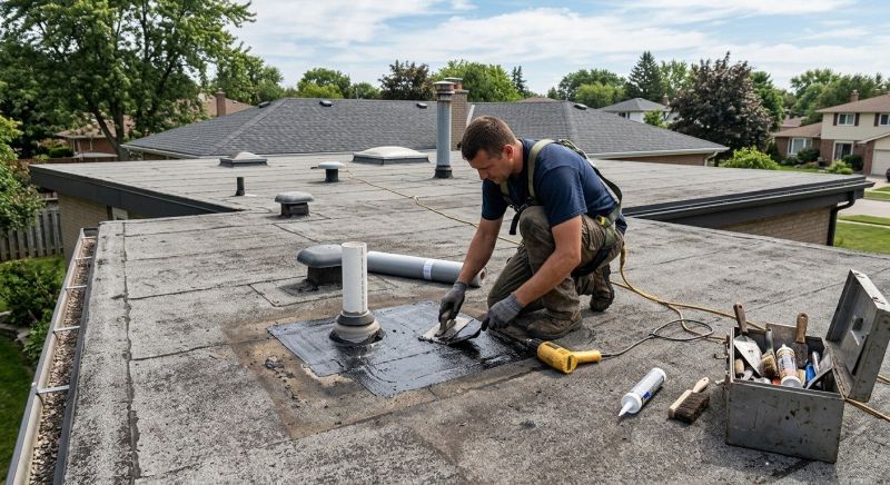 Flat Roof Repair in Hazleton, PA