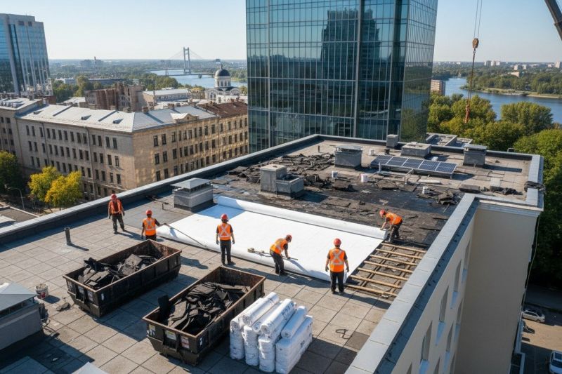 Flat Roof Replacement in Fleetwood, PA