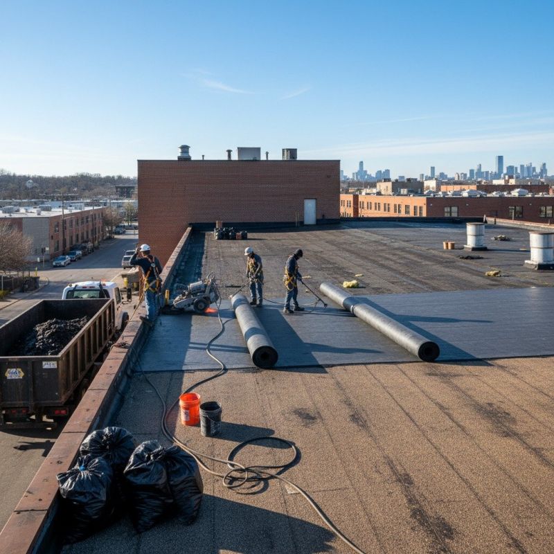 Flat Roof Replacement in Fleetwood, PA