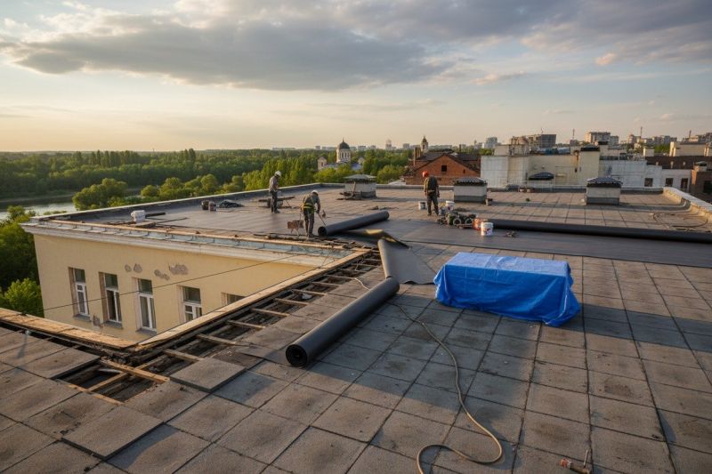 Flat Roof Replacement in Myerstown, PA