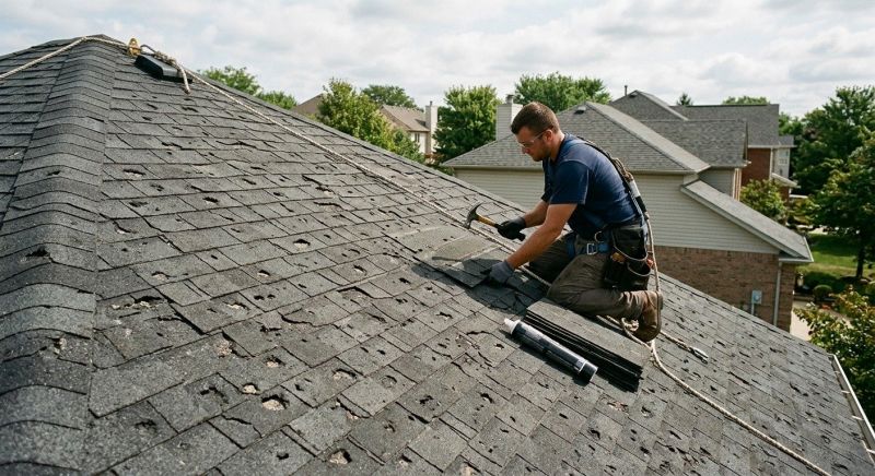 Hail Damage Roof Repair in Myerstown, PA
