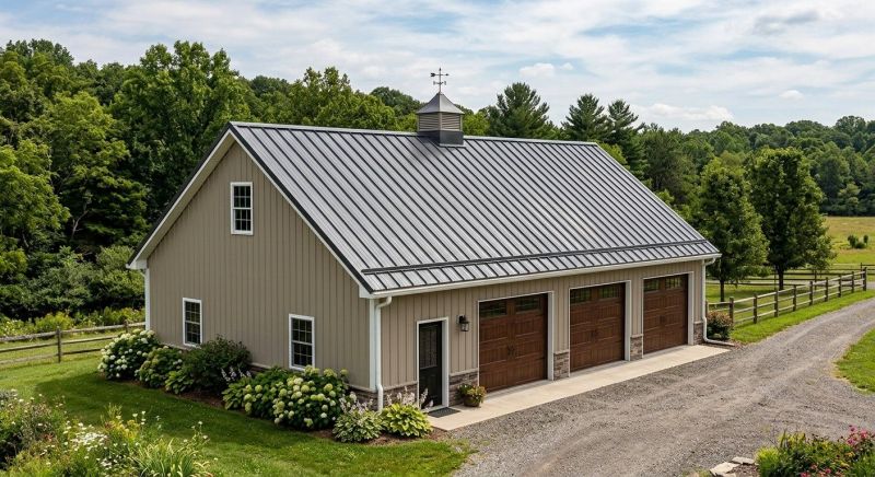 Pole Barn Roof Repair in Blandon, PA