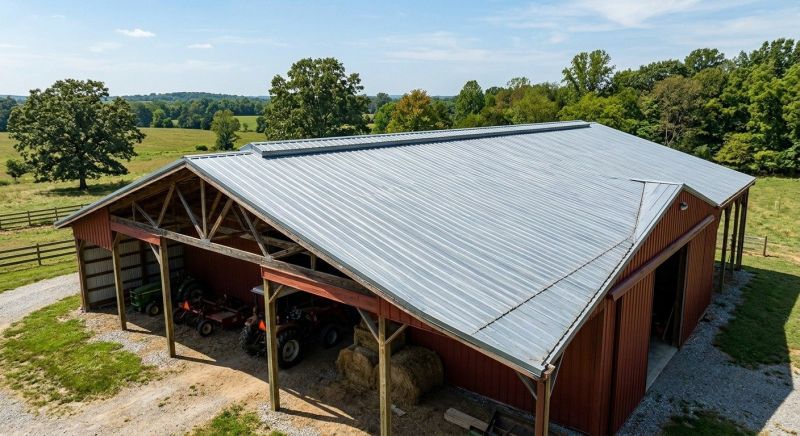 Pole Barn Roof Repair in Mount Carmel, PA