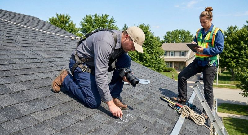 Roof Damage Inspection in Myerstown, PA