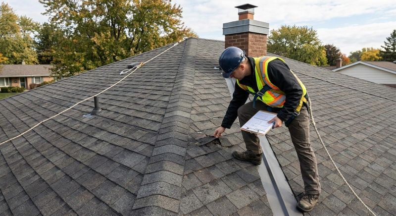 Roof Damage Inspection in Schuylkill Haven, PA
