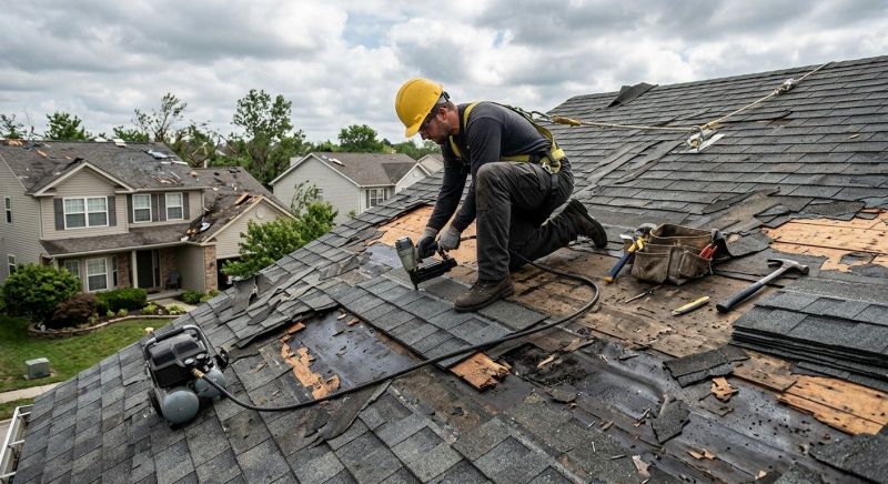 Roof Damage Repair in Sacramento, PA