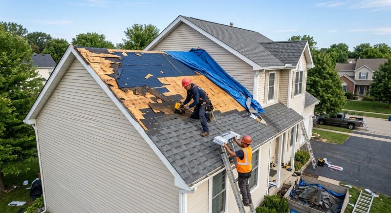 Roof Damage Restoration in Sacramento, PA
