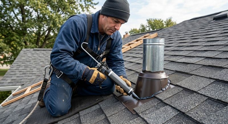 Roof Vent Flashing Repair in Schuylkill County, PA