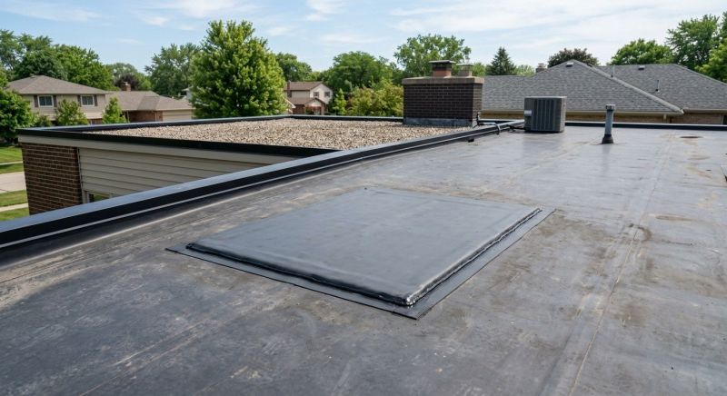 Rubber Roof Repair in Hamburg, PA
