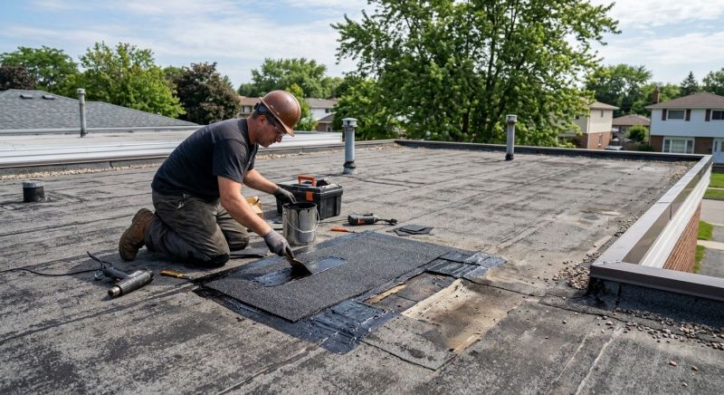 Rubber Roof Repair in Orwigsburg, PA