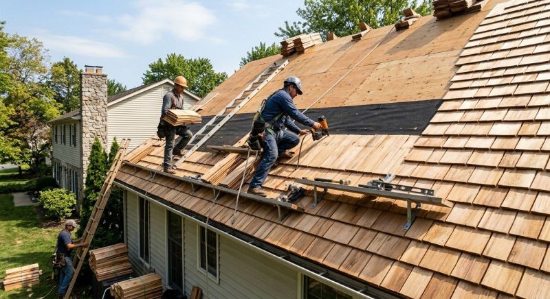Shake Roof Replacement in Mount Carmel, PA