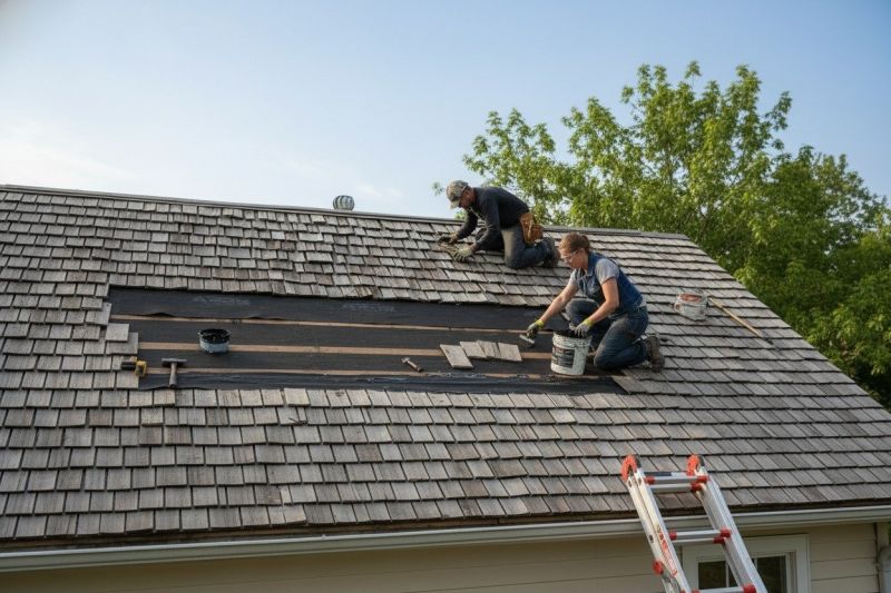 Shake Shingle Repair in Hamburg, PA