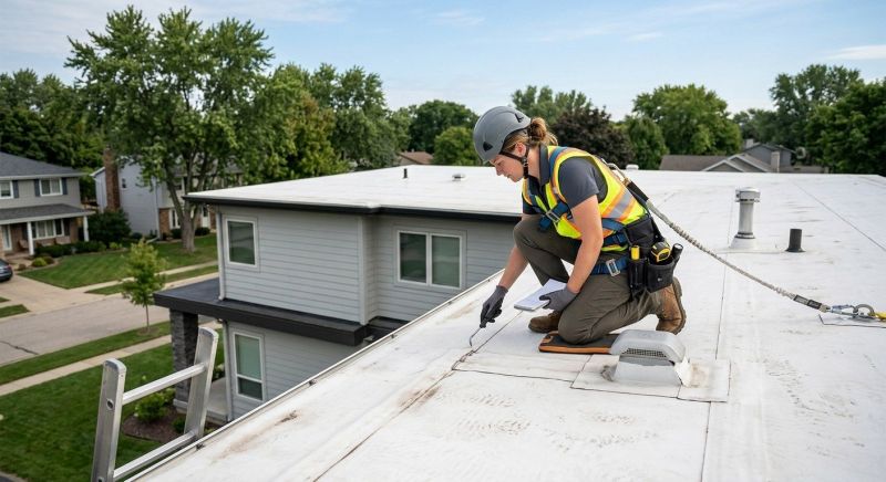 Single Ply Roof Inspection in Schuylkill County, PA