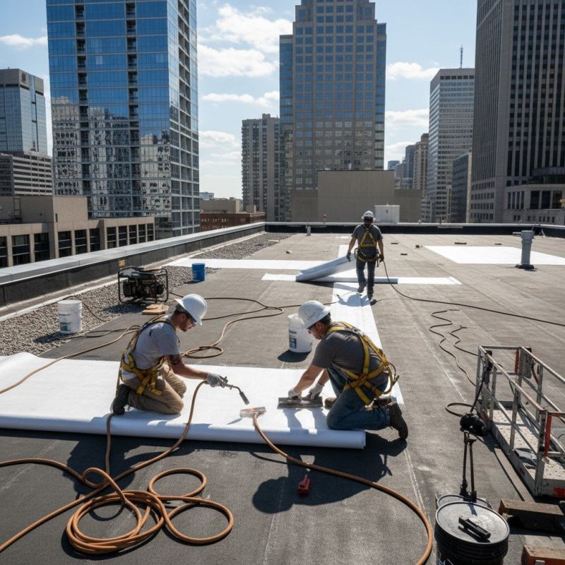 Single Ply Roof Repair in Blandon, PA
