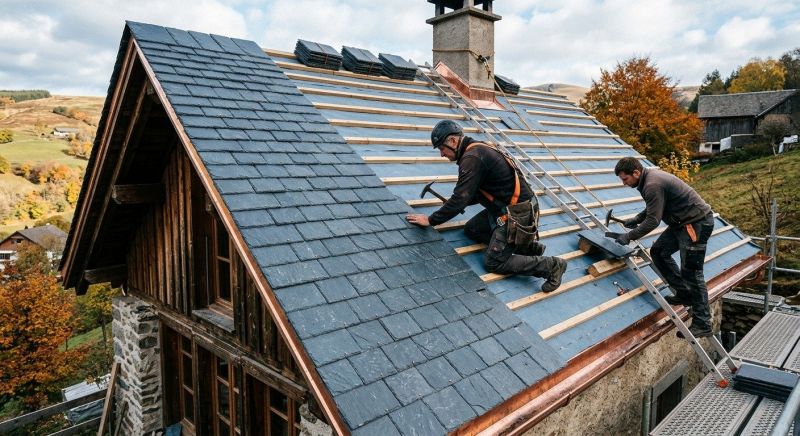 Slate Roof Construction in Mount Carmel, PA