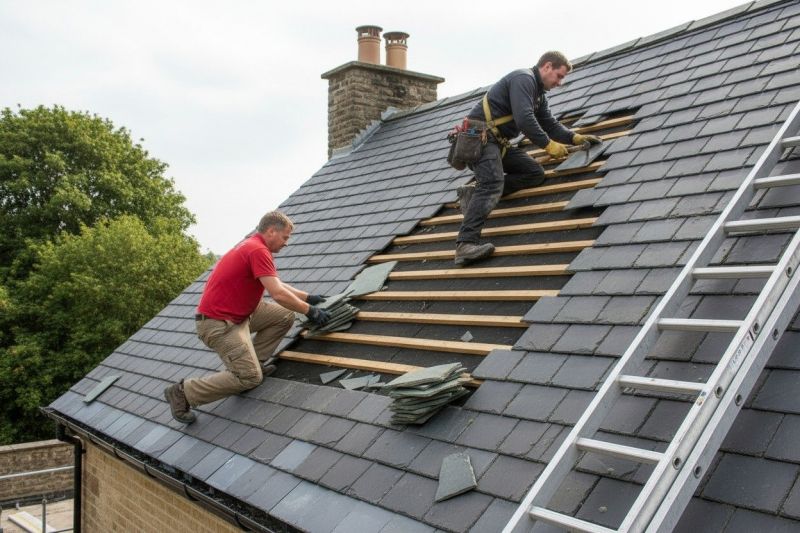 Slate Roof Repair in Sacramento, PA