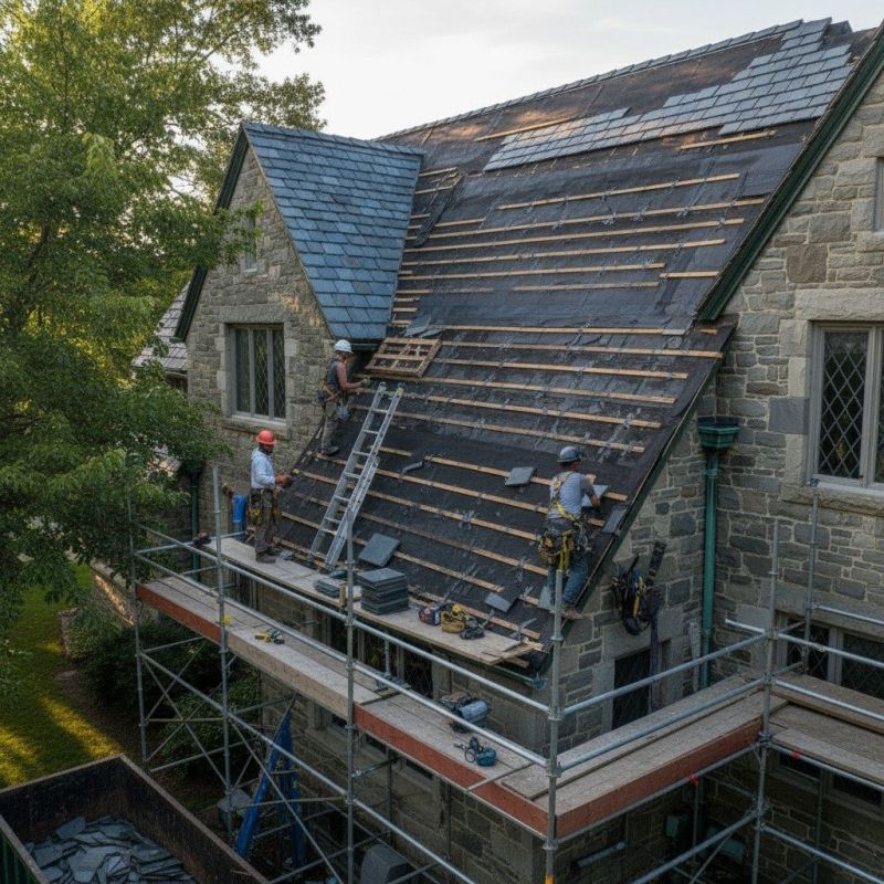 Slate Roof Replacement in Myerstown, PA