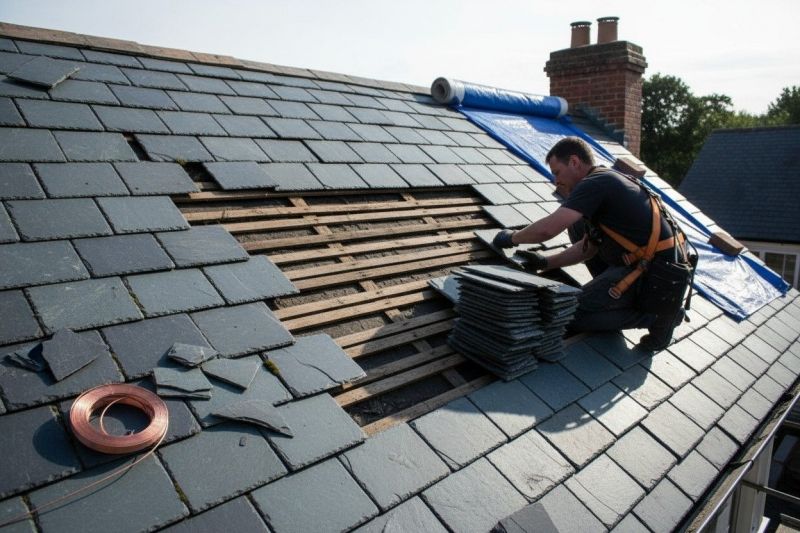 Slate Shingles Repair in Blandon, PA