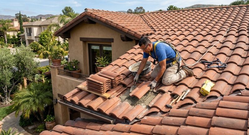 Spanish Tile Roof Repair in Schuylkill County, PA