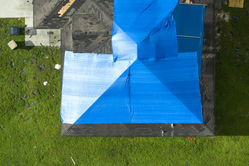 Storm Damage Roof Tarping in Schuylkill County, PA