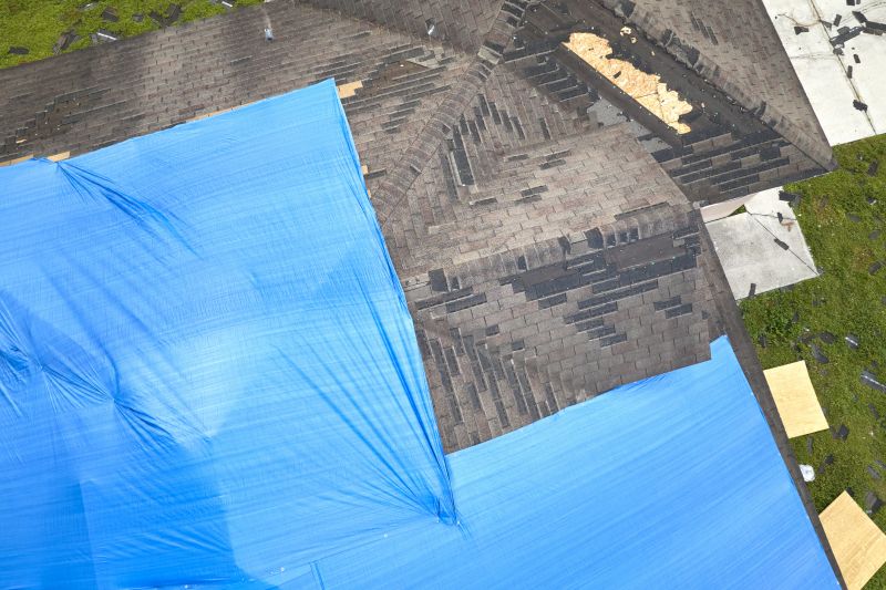 Storm Damage Roof Tarping in Schuylkill County, PA
