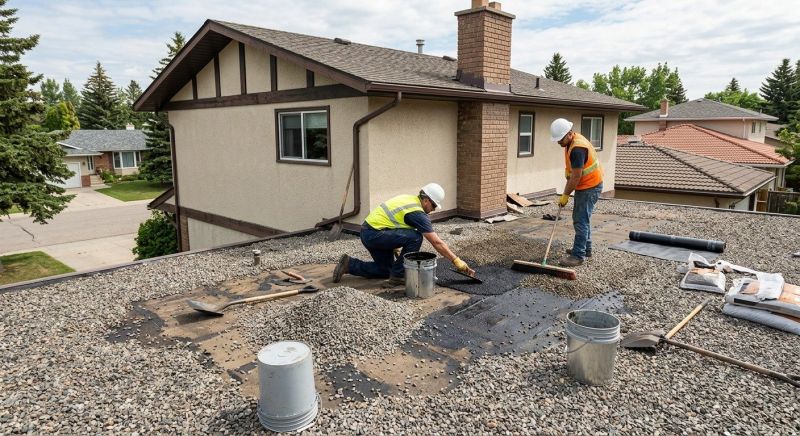 Tar And Gravel Roof Repair in Blandon, PA