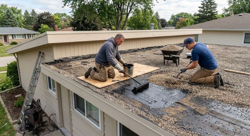Tar And Gravel Roof Repair in Schuylkill County, PA