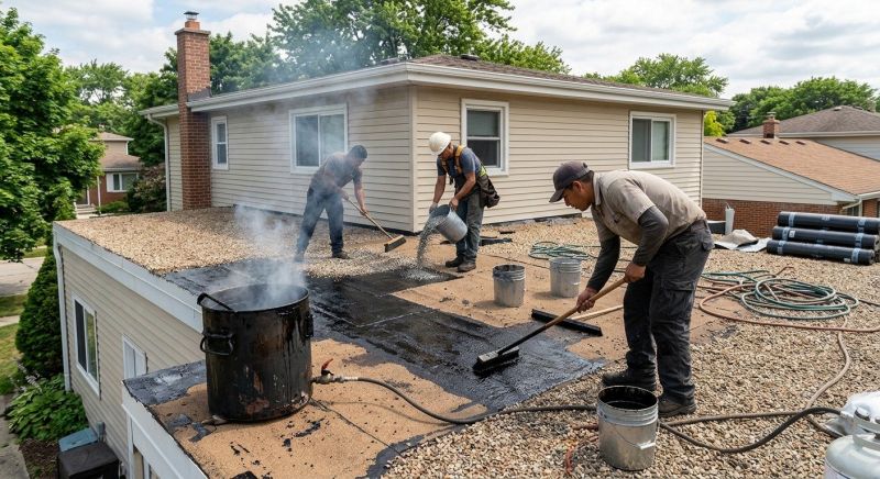 Tar And Gravel Roof Repair in Mifflinville, PA