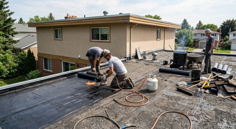 Tar Roof Repair in Fleetwood, PA