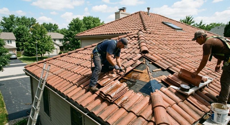 Tile Roof Repair in Blandon, PA