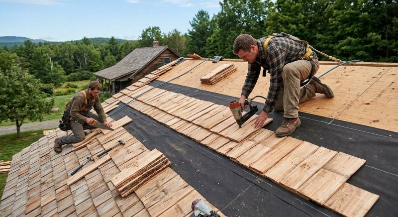 Wood Roofing Installation in Schuylkill County, PA