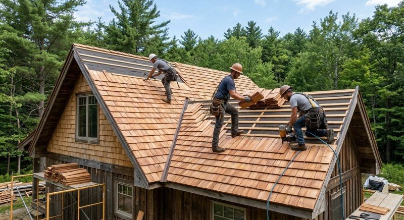Wood Roofing Installation in Mifflinville, PA
