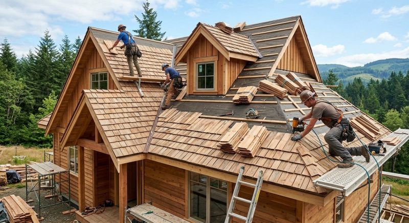 Wood Roofing Installation in New Ringgold, PA