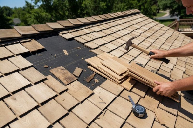 Wood Shake Roof Repair in Sacramento, PA
