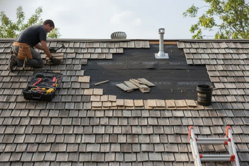 Wood Shake Roof Repair in Shamokin, PA